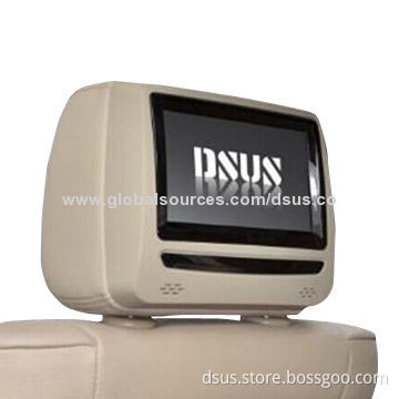 Car headrest monitor, 7-inch, slot-in, FM, IR